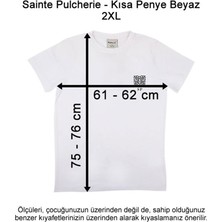 Sainte Pulcherie Kısa Penye Beyaz 2 Xl