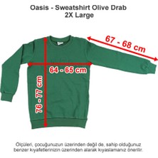 Oasis International School Sweatshirt Olive Drab 2xl