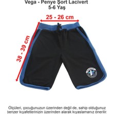 Vega Okulları Penye Şort Lacivert 5-6 Yaş