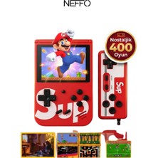 Zhltoys Taşınabilir Oyun Kollu 400 Oyunlu Mini El Atarisi Nostaljik Oyun Konsolu