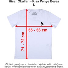 Hisar Okulları Kısa Penye Beyaz L