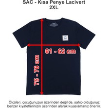 Sev Amerikan Koleji Kısa Penye Lacivert 2xl