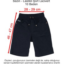 Özel Sezin Okulu Lastikli Şort Lacivert 10 Beden