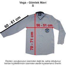 Vega Okulları Gömlek Mavi S