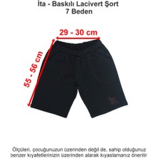 Ita Okulları Baskılı Lacivert Şort 7 Beden
