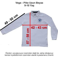 Vega Okulları Pike Uzun Beyaz 9-10 Yaş
