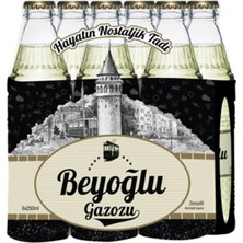 Beyoğlu Gazozu Beyoğlu Zencefilli Aromalı Gazoz 6X250 Ml Ferahlatıcı Lezzet ve Nostaljik Tadı