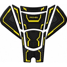 Hsb PH-702 Pcx 2025-2026 Kauçuk Tankpad Takımı Sarı