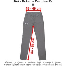 Üsküdar Amerikan Lisesi Dokuma Pantolon Gri 38