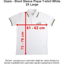 Oasis International School Short Sleeve Pique T-Shirt White 2xl