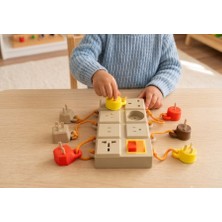 Montessori Eğitici Priz&fiş Eşleştirme Panosu