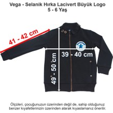Vega Okulları Selanik Hırka Lacivert Büyük Logo 5-6 Yaş