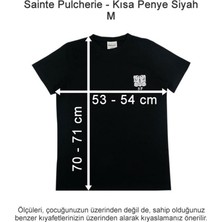 Sainte Pulcherie Kısa Penye Siyah M