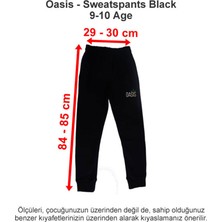 Oasis International School Sweatspants Black 9-10 Age