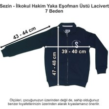 Özel Sezin Okulu Ilkokul Hakim Yaka Eşofman Üstü Lacivert 7 Beden