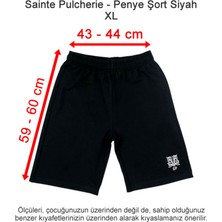 Sainte Pulcherie Penye Şort Siyah S