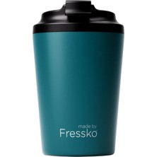 Made By Fressko Camino Içi Seramik Çelik Yeniden Kullanılabilir Kahve Bardağı Yalıtımlı Termal Kupa Mug 340 ml