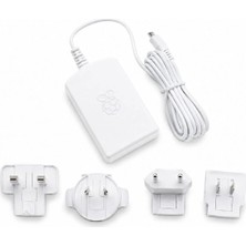 Fapatech Pi Raspberry Güç Adaptörü Universal Power 2.5A 5.1V Micro USB B, 1.5m Kablo Beyaz