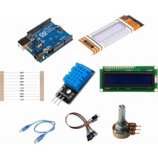Fapatech Arduino DHT11 ve LCD Uygulaması ile Meteoroloji Istasyonu Proje Seti/ E- Pdf Devre Şemalı Içerik