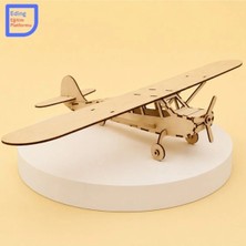 Fapatech Stem Boyanabilir Ahşap Model Uçak Kendin Yap Kiti | Dıy Wooden Airplane Model | Stem ve Fen Bilimleri Eğitim Seti