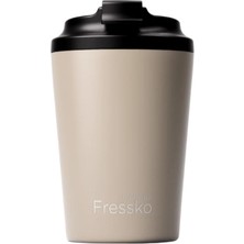 Made By Fressko Camino Içi Seramik Çelik Yeniden Kullanılabilir Kahve Bardağı Yalıtımlı Termal Kupa Mug 340 ml