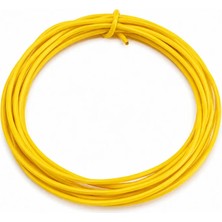 Fapatech 0,34 Mm² 22AWG Nyaf Kablo Sarı Çok Damarlı Esnek Bağlantı Güç Can Wire Frc Panel Kablo - 1 Metre