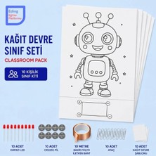 Fapatech Eding Lightcircuit Robot Kağıt Devre Eğitim Kiti ve Sınıf Paketi - Paper Circuits Education Kit & Classroom Pack