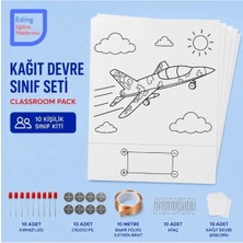 Fapatech Eding Lightcircuit Hürjet Kağıt Devre Eğitim Kiti ve Sınıf Paketi - Paper Circuits Education Kit & Classroom Pack