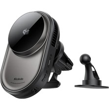 Mcdodo CH-8400 Magq Ultra 25W Tec Soğutmalı Qi2.2  Araç Içi Kablosuz Şarj Cihazı( Geri Çekilebilir Kablolu)