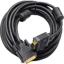 Fapatech Awm DVI To VGA Cable E256295 Ses Jacklı -5 Metre DVI To VGA Kablosu E256295