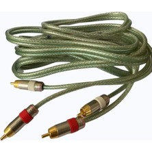 Fapatech Qed Signature Audio 40 3 Metre Rca Kablo Zırhlı Altın Başlı