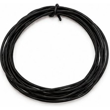 Fapatech 0,22 Mm² 24AWG Kalaylı Kablo Siyah Çok Damarlı Esnek Bağlantı Güç Can Wire Frc Panel Kablo - 1 Metre