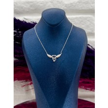 Livora Jewelry 925 Ayar Gümüş Melek Kanadı Aşk Trend Kadın Kolye