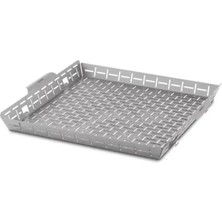 Weber Crafted Grilling Basket 7683 – Gbs Izgara Sepeti Paslanmaz Çelik | Sebze & Deniz Ürünleri Için Delikli Sepet | Gbs Uyumlu