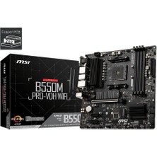 MSI Msı B550M Pro-Vdh Wıfı 4400(OC) HDMI Matx Ddr4 Am4 Anakart