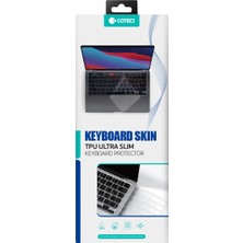 Coteci MacBook Pro M1 14/16 & MacBook Air 13.6/15.3 Tpu Klavye Koruyucu | Şeffaf