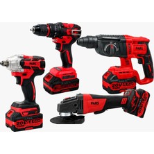 Pars Kömürsüz Akülü 4 Lü Set PR1580