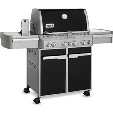 Weber Summit® E-470 Paslanmaz Çelik Gazlı Barbekü – 4 Brülör + Sear / Tütsü / Rotisserie