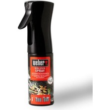 Weber 17685 Non‑stick Grill Spray 200 ML – Doğal Ayçiçek Yağı Bazlı Anti‑yapışma Spreyi