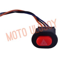 Moto Ulusoy Dörtlü Düğmesi Üniversal 3 Kablolu Scooter Cub Zn Mash RS151 HS150