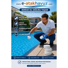 Eczacıbaşı E-Atakhavuz-Eczacıbaşı  Maratem M806 %90 1kg (5X200GR) Havuz Tablet Dezenfektan Klor+Çöktürücü+Yosun