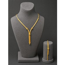 Topaloğlu 8 Ayar Çiçek Model Kalze Set