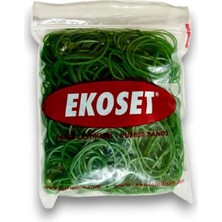 Ekoset 500 Adet 70 mm Yeşil Para Lastiği