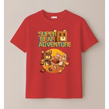 Blitz İstanbul Super Bear Adventuretasarım Baskılı Tişört (4-13 Yaş)