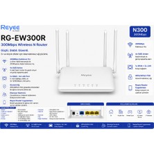 Reyee RG-EW300R Priz Tipi Wı-Fı Extender 300 Mbps