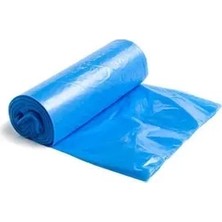 ŞEYLİŞEYLER Şeylişeyler - Mavi Çöp Poşeti 65X80 cm Büyük Boy Torba 80 Gram (10'lu 10 Rulo )