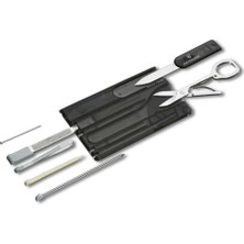 Victorinox 0.7133.T3 Swisscard Classic - Şeffaf Siyah
