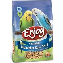 Enjoy Muhabbet Kuşu Yemi 400GR Vitaminli İçerik ile Tam Beslenme Sağlar