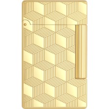 St. Dupont 020841 St Dupont Initial Guilloche Gold Çakmak