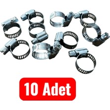 Atasever Parke Hortum Kelepçesi 10-16 Paslanmaz Çelik 10 Adet